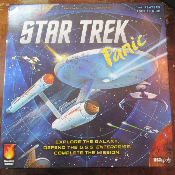 Open Box *Sealed Contents* Star Trek Panic USAopoly Fireside Games - Picture 1 of 4